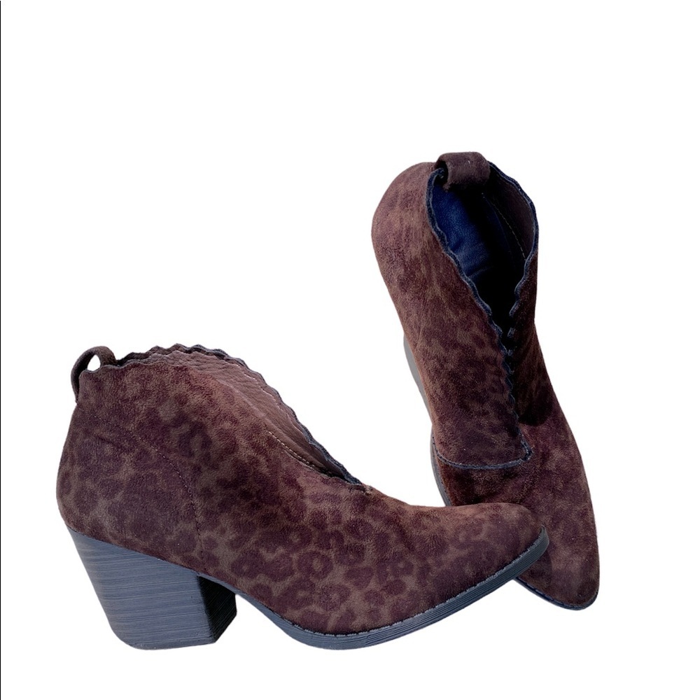 Coconuts By Matisse Addie Leopard Print Booties S… - image 5